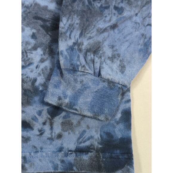 Y2K Z Screenprints Tie Dye Alien Graphic Shirt Dance Alien Dance Long Sleeve L - Picture 5 of 10